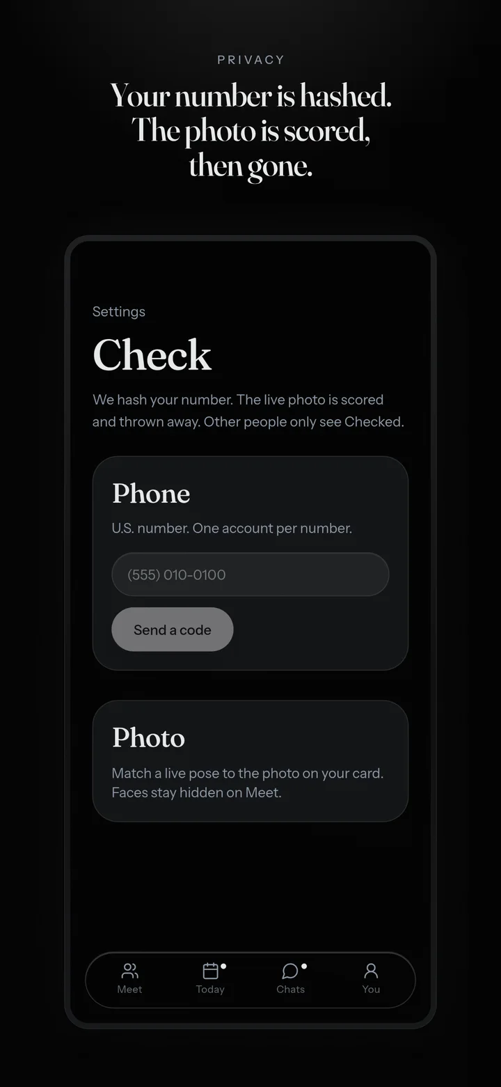 Check. Phone hashed, photo scored then gone.